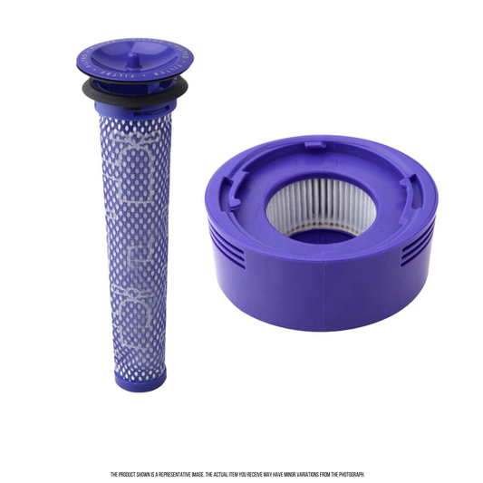 ﻿Brand New Replacement Filter Set for all Dyson V7 & V8 Vacuum Cleaner | Pre-Filter + HEPA Post-Filter Set