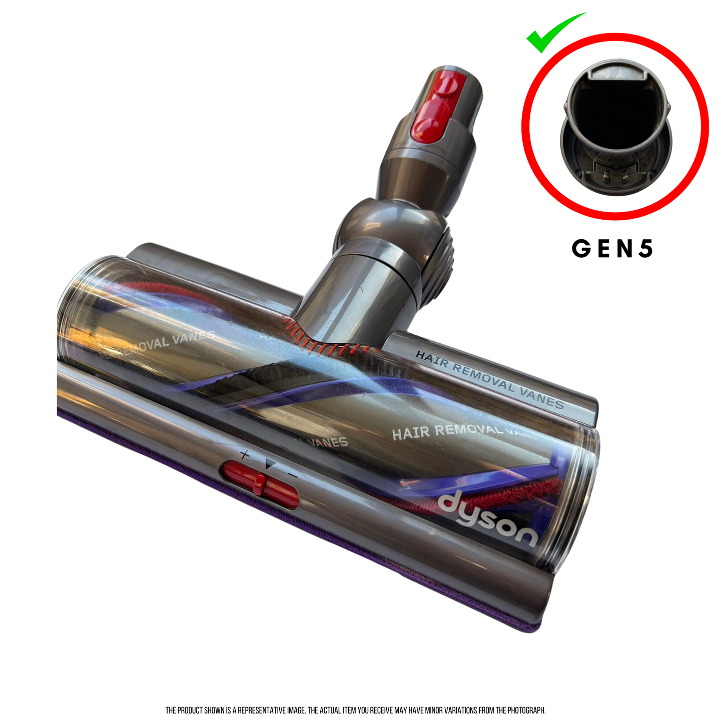 Genuine Dyson Gen 5 Detect Stick Vacuum Torque Drive Motorhead (972353-01) - Vac Revive