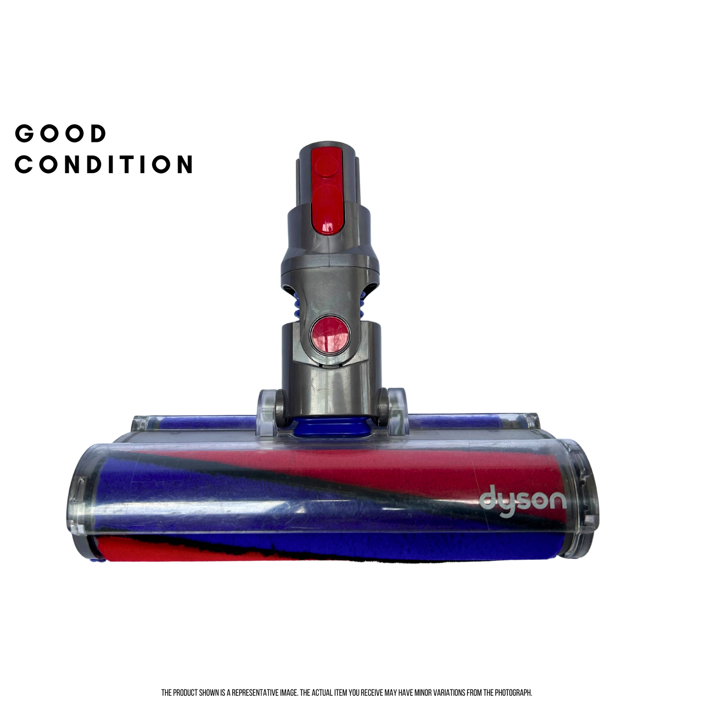 Genuine Dyson V8 Soft Fluffy Head (Model #112232-04 Also Fits V7, V10 and V11 Vacuum Cleaners - Refurbished