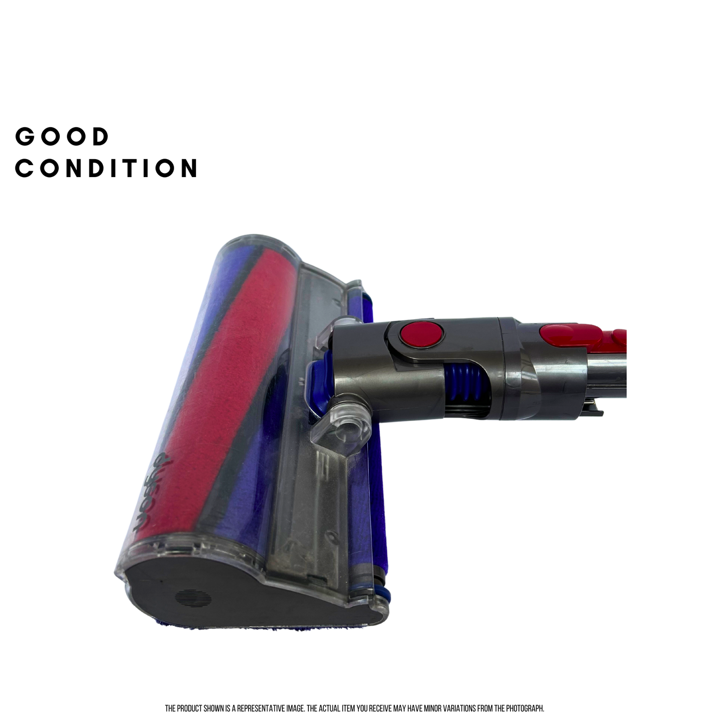 Genuine Dyson V8 Soft Fluffy Head (Model #112232-04 Also Fits V7, V10 and V11 Vacuum Cleaners - Refurbished