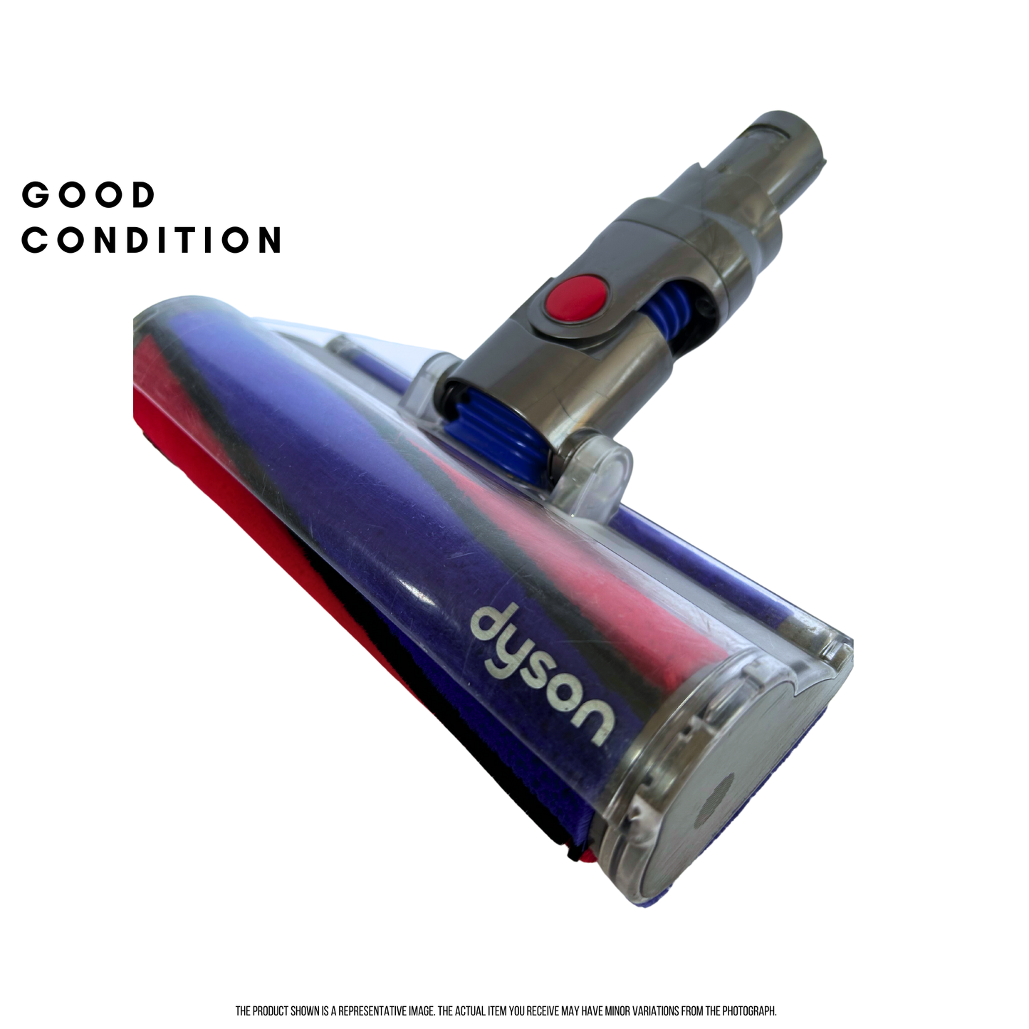 Genuine Dyson V8 Soft Fluffy Head (Model #112232-04 Also Fits V7, V10 and V11 Vacuum Cleaners - Refurbished